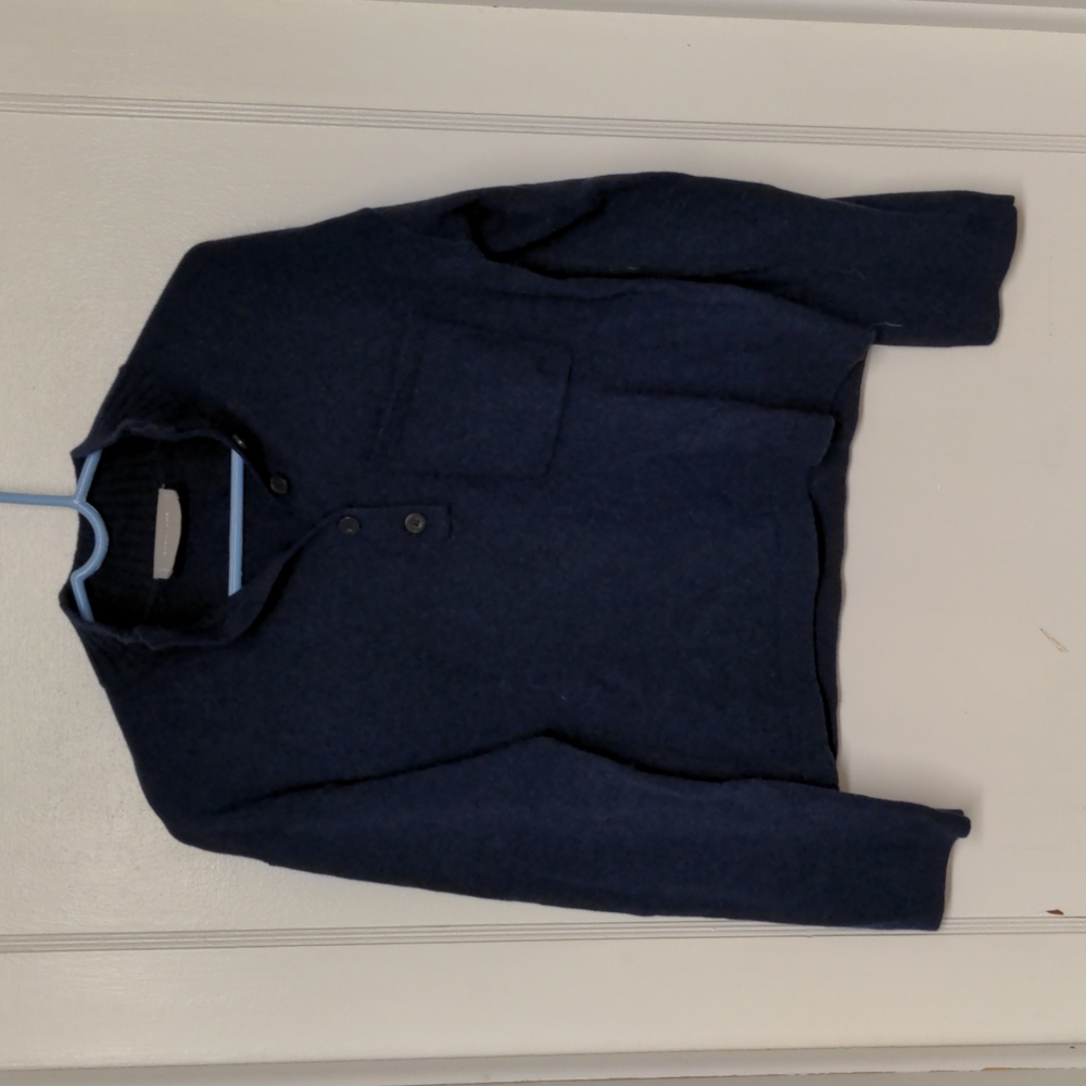 Everlane re-cashmere henley sweater